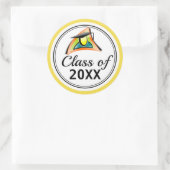 Afstudeerder - Klasse van 20XX Ronde Sticker (Tas)