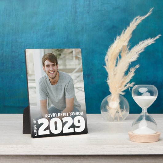 Afstudeerder Klasse van Tabletop Foto Fotoplaat (Zijkant)