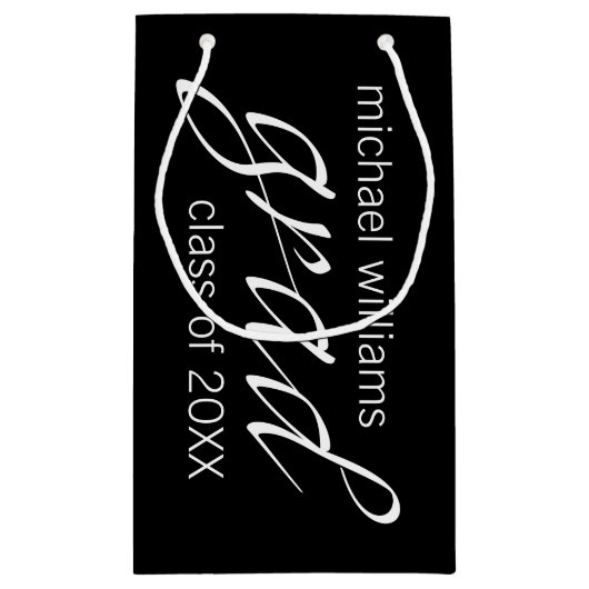 afstudeerder klein cadeauzakje (Achterkant)