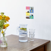 AFSTUDEERDER KLEURBLOKKEN MULTI Foto afstuderen Folie Afdrukken (Laag (Keuken))