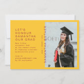 AFSTUDEERDER KLEURBLOKKEN MULTI Photo Maroon Geel Kaart (Achterkant)