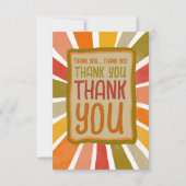 Afstudeerder Kleurrijk Leuk Vrolijk Dank u Eenvoud Bedankkaart (Voorkant)