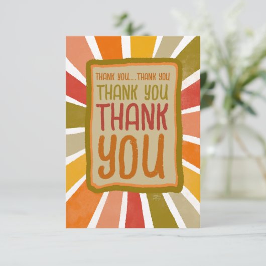 Afstudeerder Kleurrijk Leuk Vrolijk Dank u Eenvoud Bedankkaart (Staand voorkant)