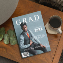 AFSTUDEERDER Magazine Foto Afstuderen Uitnodiging