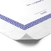 Afstudeerder Medallion Diploma Poster (Hoek)