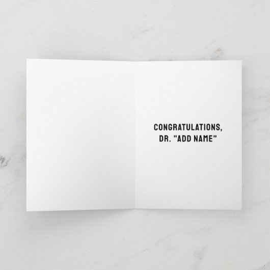 Afstudeerder Medische School Kaart (Binnen)