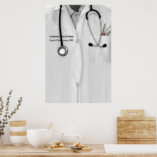 Afstudeerder Medische School Poster (Keuken)