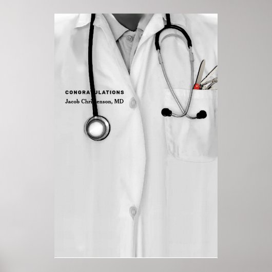 Afstudeerder Medische School Poster (Voorkant)