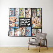 Afstudeerder meerdere fotocollageherinneringen wandkleed (In Situ (horizontaal))