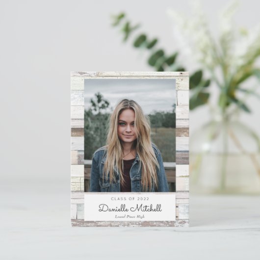 Afstudeerder met drukcabine, Briefkaart voor beken (Staand voorkant)