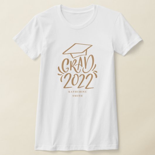 Afstudeerder met handschrift 2022 met de naam Gold T-shirt (Laagn)