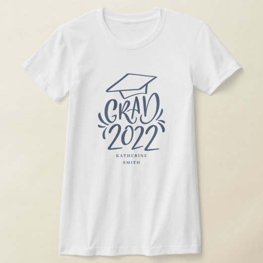 Afstudeerder met handschrift 2022 met de naam Navy T-shirt (Laagn)