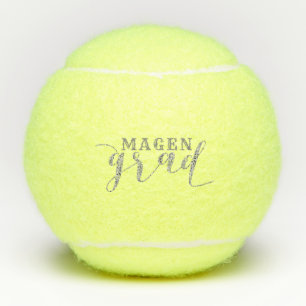Afstudeerder Modern Script Typografie Tennisballen