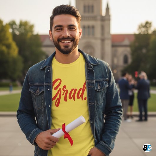 Afstudeerder Modern Trendy Afstuderen Gepersonalis T-shirt