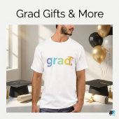 Afstudeerder Modern Trendy Afstuderen Gepersonalis T-shirt