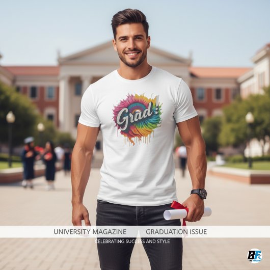 Afstudeerder Modern Trendy Afstuderen Gepersonalis T-shirt