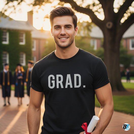 Afstudeerder Modern Trendy Afstuderen Gepersonalis T-shirt
