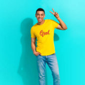 Afstudeerder Modern Trendy Afstuderen Gepersonalis T-shirt