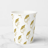 Afstudeerder - Moderne Gold Pattern-koppen Papieren Bekers (Links)