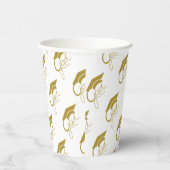 Afstudeerder - Moderne Gold Pattern-koppen Papieren Bekers (Rechts)