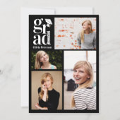 AFSTUDEERDER Multi Fotocollage Afstuderen Aankondiging (Voorkant)