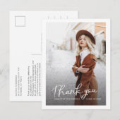 Afstudeerder Multi Photo Moderne Afstuderen Hartel Briefkaart (Voorkant / Achterkant)