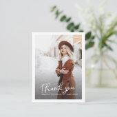 Afstudeerder Multi Photo Moderne Afstuderen Hartel Briefkaart (Staand voorkant)