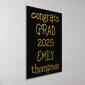 Afstudeerder naam 2025 zwart folie afdrukken (Laagn)