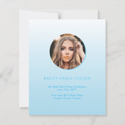 AFSTUDEERDER Overlay Budget Blauw Afstuderen Aanko (Achterkant)