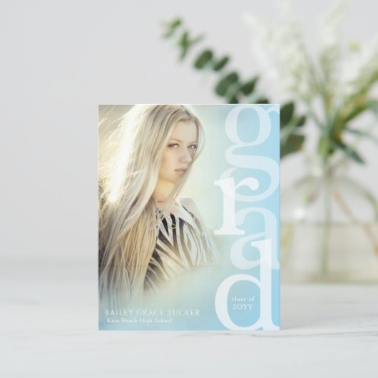 AFSTUDEERDER Overlay Budget Blauw Afstuderen Aanko (Staand voorkant)