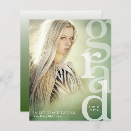 AFSTUDEERDER Overlay Budget Groen Afstuderen Aanko (Voorkant / Achterkant)