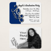 Afstudeerder partij foto invoegen Kaart (Voorkant /achterkant)