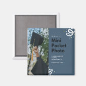 Afstudeerder Party Mini Pocket Photo Insert 2022 Magneet (Voorkant / Achterkant)