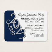 Afstudeerder Party Mini Pocket Photo Insert Card 2 Visitekaartje (Voorkant)