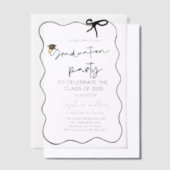 Afstudeerder Party Nodig Klas uit van 2025, Whimsi Vellum Uitnodigingen (Offset)