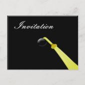 Afstudeerder pet ,Afstudeerfeest Uitnodiging Briefkaart (Voorkant)