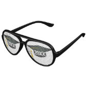 Afstudeerder Pet Afstuderen Aviator Zonnebril (Gekanteld)