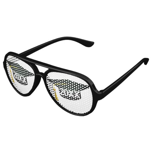 Afstudeerder Pet Afstuderen Aviator Zonnebril (Gekanteld)