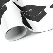 Afstudeerder Pet Afstuderen Cadeaus Cadeaupapier (Rol Hoek)