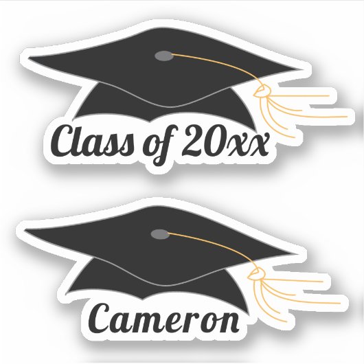 Afstudeerder Pet Afstuderen Sticker (Voorkant)