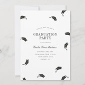 Afstudeerder Pet Arch Foto Elegant Script Afstuder Aankondiging (Achterkant)