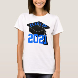 Afstudeerder Pet Blauwe Klasse van 2024 T-shirt
