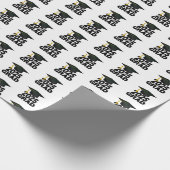 Afstudeerder Pet Bold Klasse van 2025 Afstuderen Cadeaupapier (Hoek)