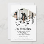 Afstudeerder Pet Bow Tassel Photo Collage Graduati Kaart (Voorkant)