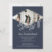 Afstudeerder Pet Bow Tassel Photo Collage Graduati Kaart (Voorkant)