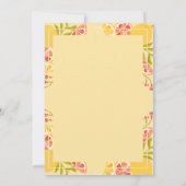 Afstudeerder Pet, Citrus Afstuderen Kaart (Achterkant)