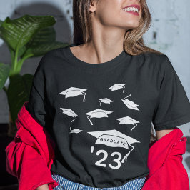 Afstudeerder Pet Confetti Klasse van '25 Afstudere T-shirt