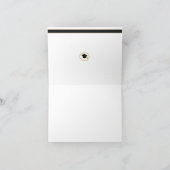 Afstudeerder Pet Dank u kaart: Rood Bedankkaart (Binnen)