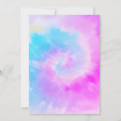 Afstudeerder Pet Diamonds Paarse Tie Dye Afstudere Kaart (Achterkant)