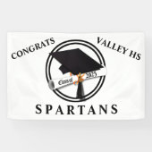 Afstudeerder Pet Diploma Circle Class van 2025 Spandoek